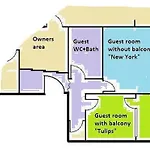 2 Bedrooms With Private Bath And Balcony Near The Airport Alloggio in famiglia Sofia